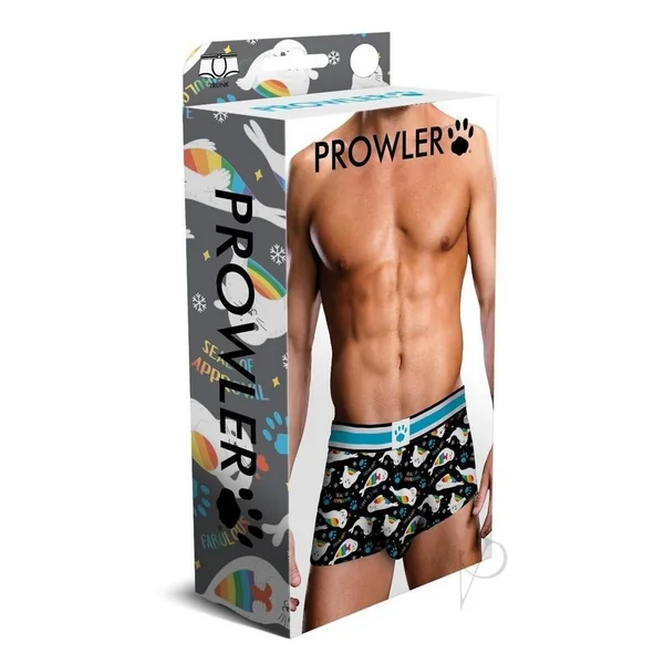Prowler Seals Trunk - XXLarge - Black/Rainbows