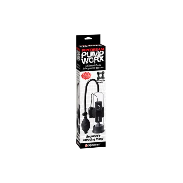 Pump Worx Beginner's Vibrating Pump, Clear/Black