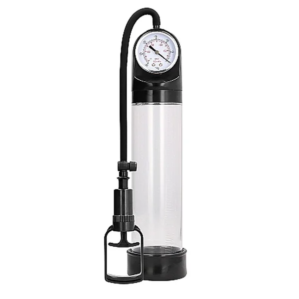 Pumped By Shots Comfort Penis Pump with Advanced PSI Gauge – Clear
