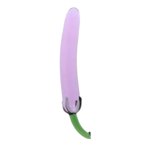 Purple Crystal Eggplant Cute Dildo