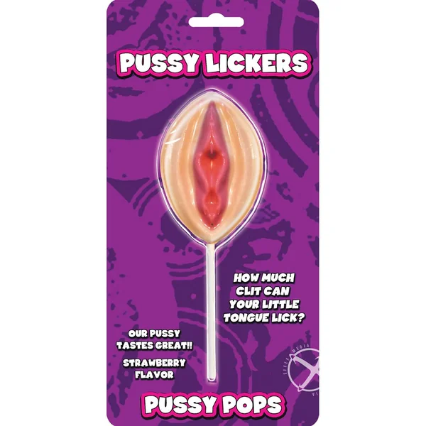 Pussy Lickers Pussy Pops Strawberry Bachelor Party Supplies