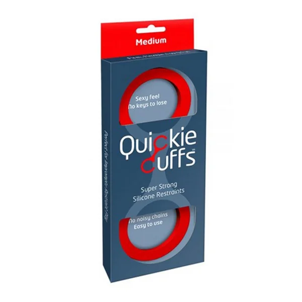 Quickie Cuffs Silicone Red Medium