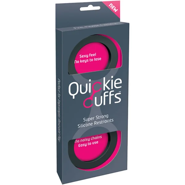 Quickie Cuffs Silicone Restraints Medium Black