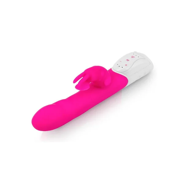 Rabbit Essentials Silicone Rechargeable Clitoral Suction Rabbit – Hot Pink