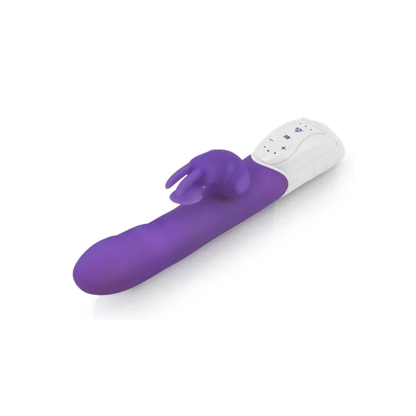 Rabbit Essentials Silicone Rechargeable Clitoral Suction Rabbit – Purple