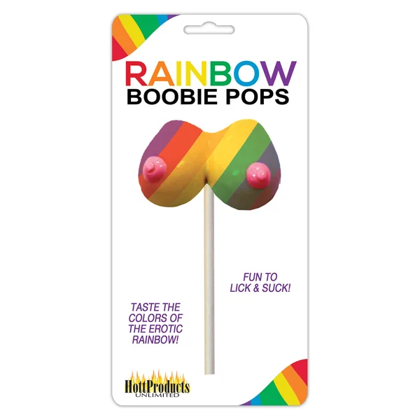 Rainbow Boobie Pops Lollipop