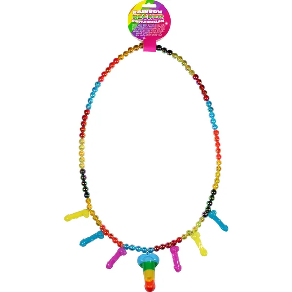Rainbow Pecker Whistle Necklace