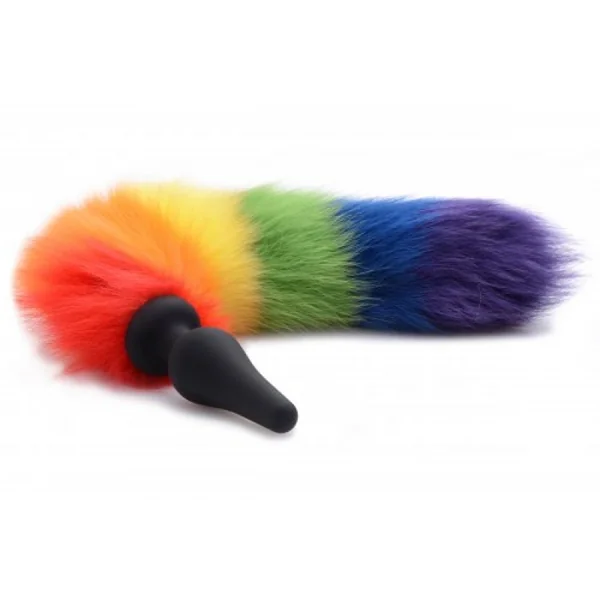 Rainbow Tail Silicone Anal Plug