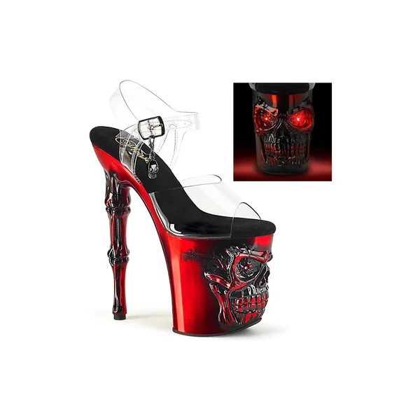 RAPTURE-808-LT Sandal | Clear Vinyl