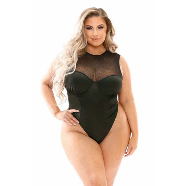 Raven High Neck Bodysuit