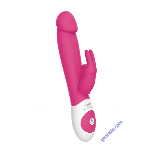 Realistic Rabbit Silicone Rechargable Triple Vibe Splashproof Pink