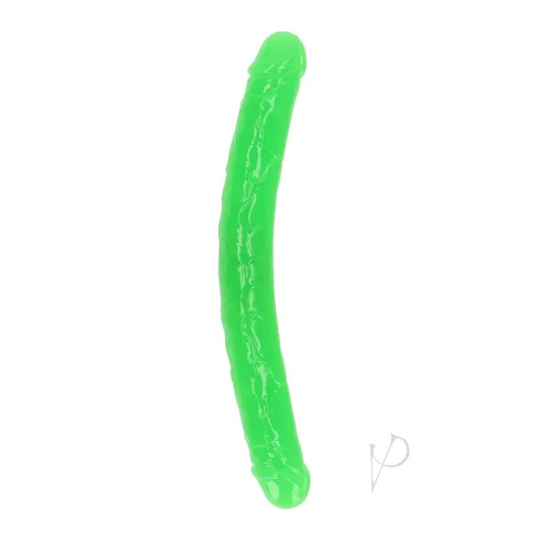 Realrock 15-inches Glow-in-the-Dark Anal Vaginal Double-Ended Dildo