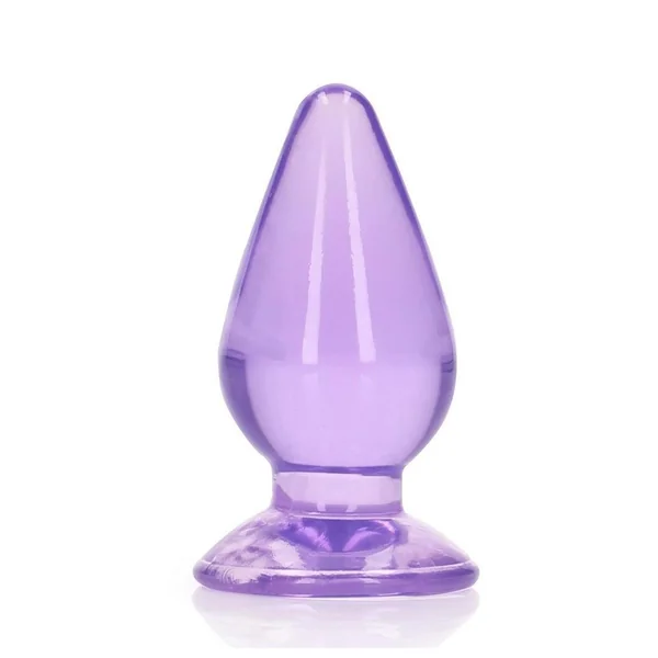 RealRock Crystal Clear Anal Plus 3.5in – Purple