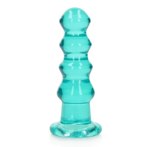 RealRock Curvy Dildo or Butt Plug 5.5in – Turquoise