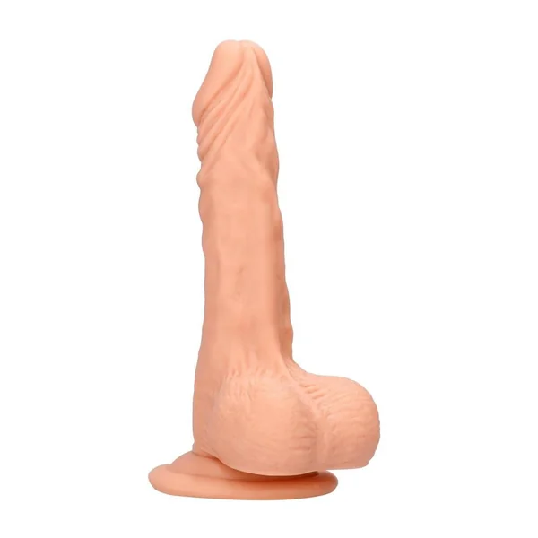 RealRock Skin Realistic Dildo with Balls 8in – Vanilla