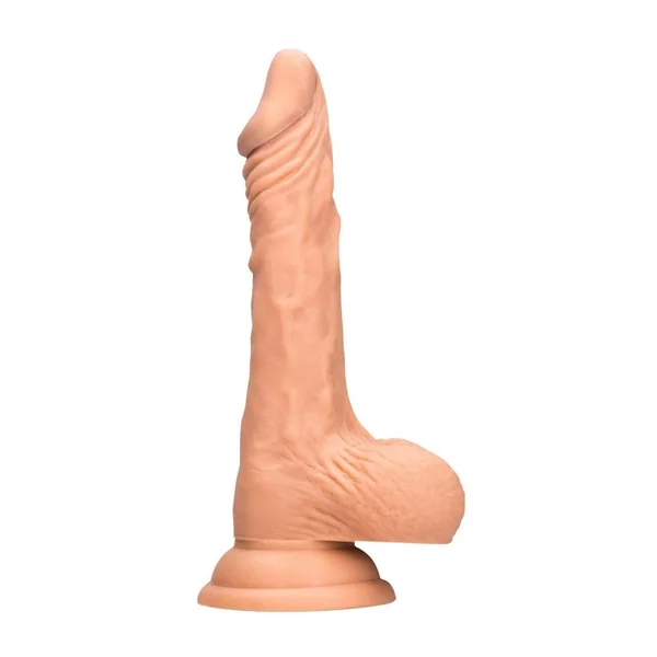 RealRock Skin Realistic Dildo with Balls 9in – Vanilla