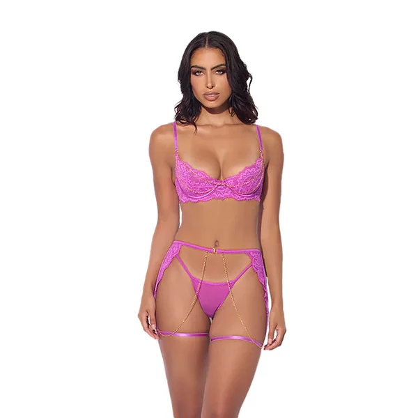 Reanna Lace & Chain 3pc Set