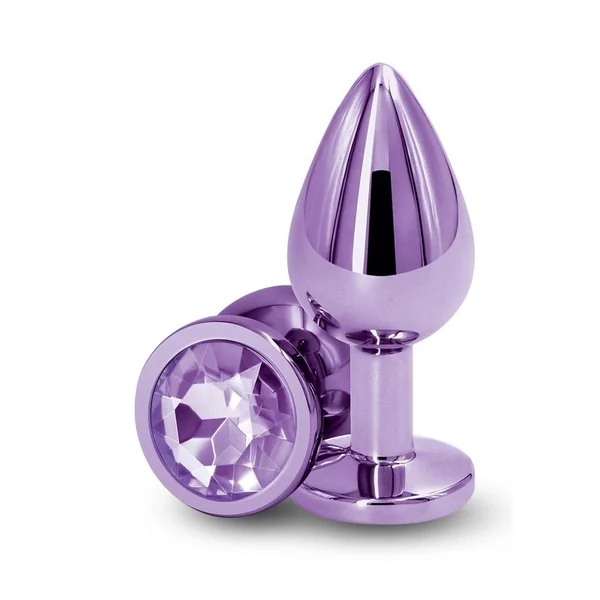 Rear Assets Aluminum Anal Plug – Medium – Purple