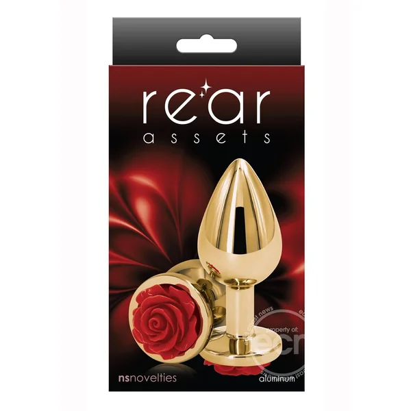 Rear Assets Rose Aluminum Anal Plug