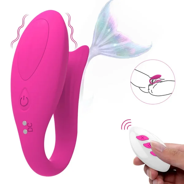 Remote Control Mermaid Vibrator Sex Toy