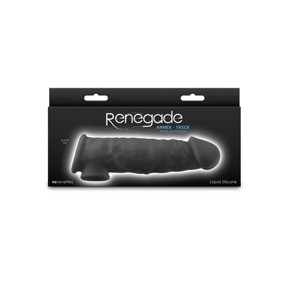 Renegade Annex Silicone Penis Extension - Thick - Chocolate