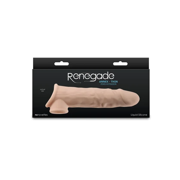 Renegade Annex Silicone Penis Extension - Thin - Vanilla