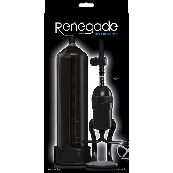 Renegade Bolero Penis Pump - Black
