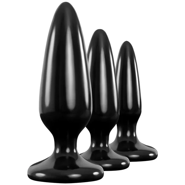 Renegade Pleasure Plug Trainer Anal Plugs (set of 3) – Black