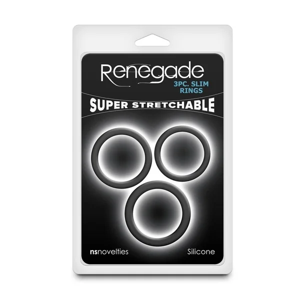 Renegade Slim Silicone Cock Rings