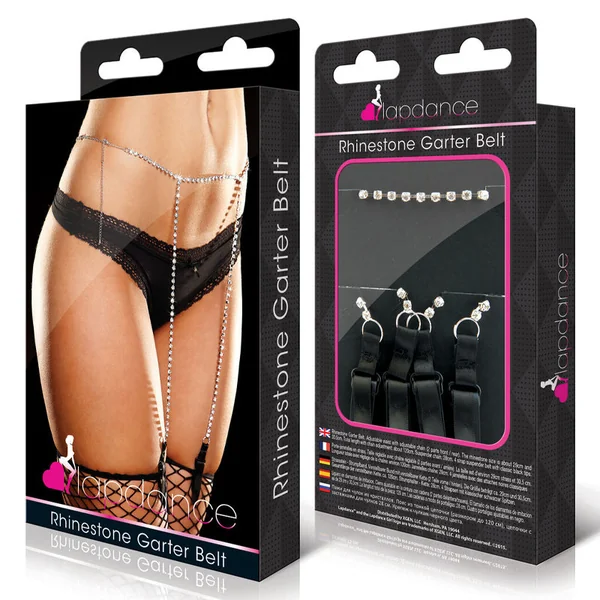 Rhinestone Garter Belt