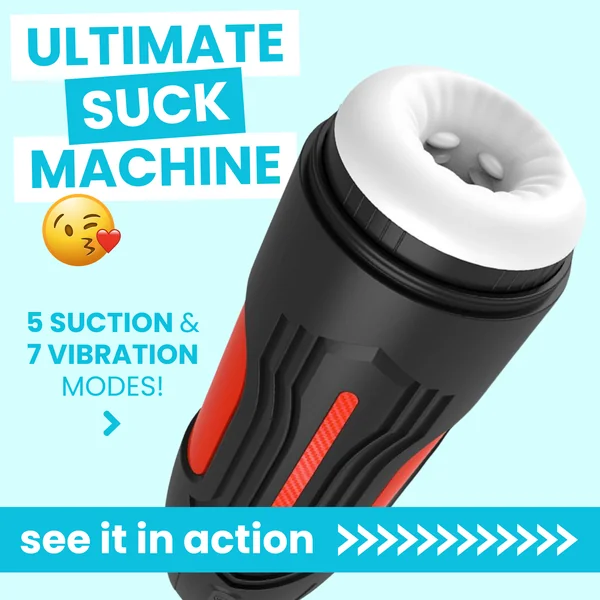 Robo Blow - Sucking and Vibrating Male Masturbator