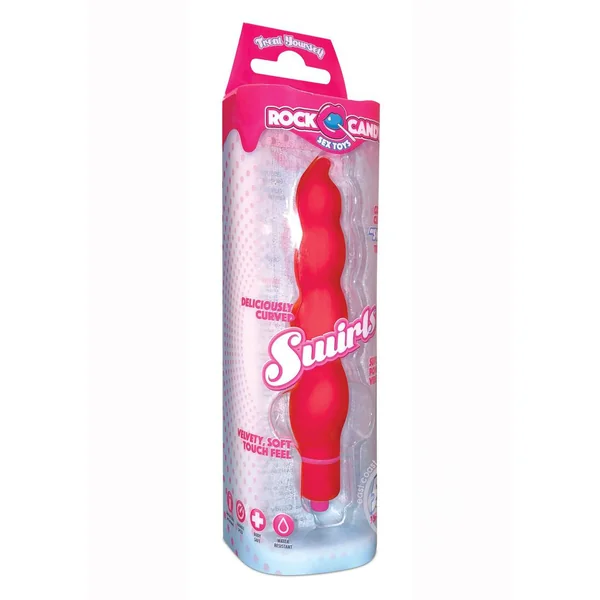 Rock Candy Red Swirls Vibrator
