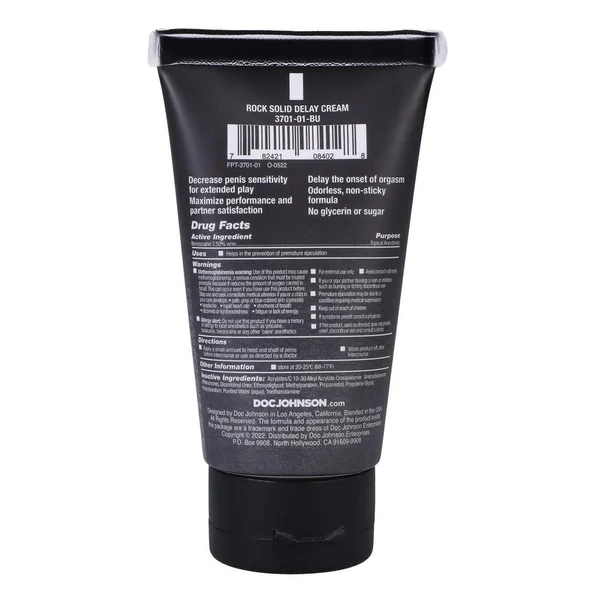 Rock Solid Delay Cream 2oz – Bulk