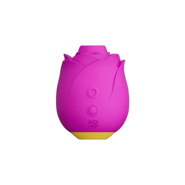 ROMP Rose Rechargeable Silicone Pleasure Air Clitoral Vibrator, Pink