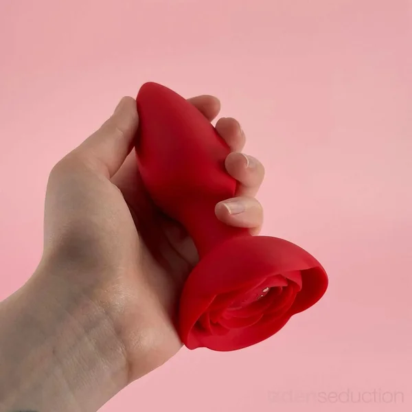 Rose vibrating plug Rose anal vibrator