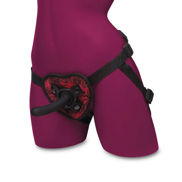 Rosegasm Heart Shaped Strap-On Harness Kit
