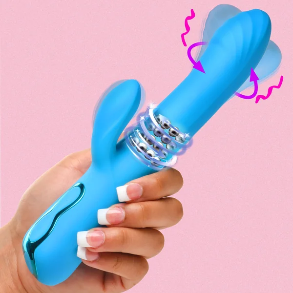 Rotating Beaded Rabbit Vibrator