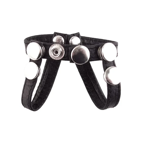 Rouge Arab Strap Leather Adjustable Cock and Balls Strap