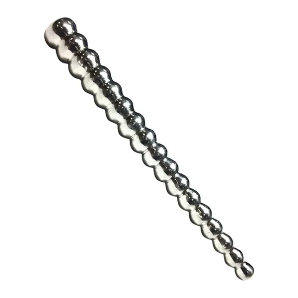Rouge Beaded Stainless Steel Urethral Sound