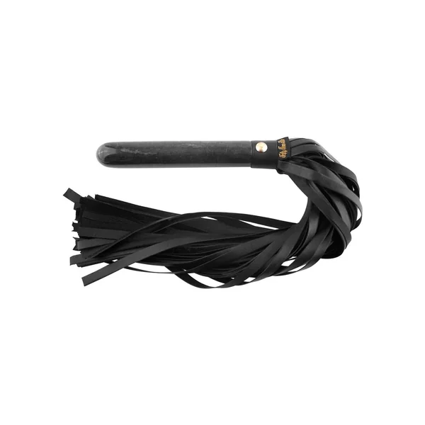 Rouge Fifty Times Hotter Leather Flogger With Marble Handle