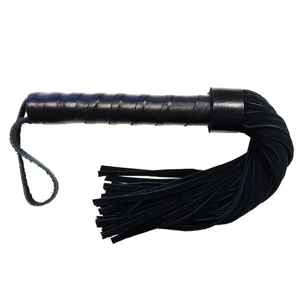 Rouge Garments Short Suede Flogger with Leather Handle