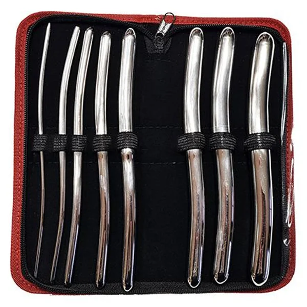 Rouge Garments Stainless Steel Hegar Dilator Set in Pouch