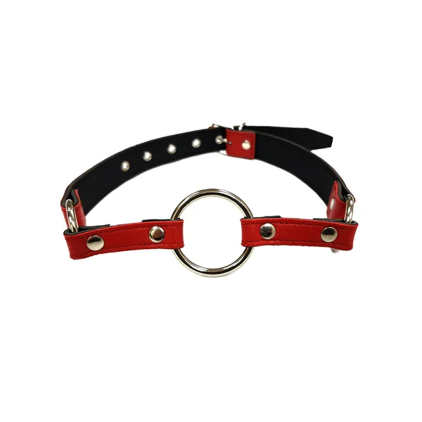 Rouge Leather O-Ring Gag