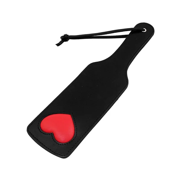 Rouge Leather Paddle with Heart