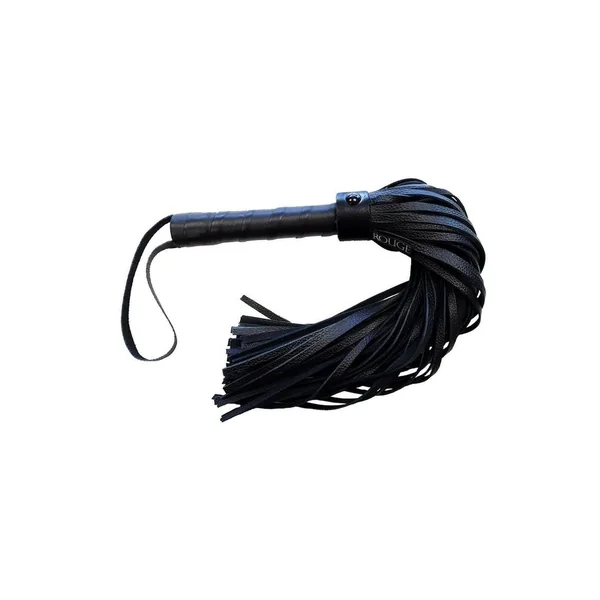 Rouge Long Leather Flogger – Black