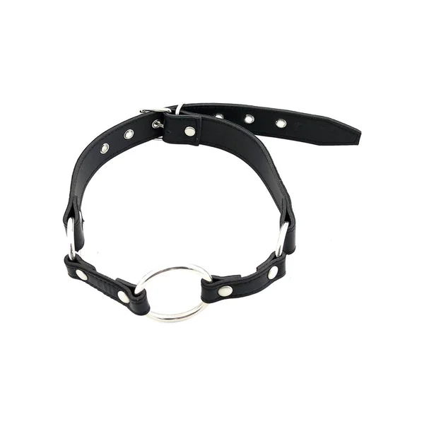 Rouge O Ring Leather Adjustable Mouth Gag