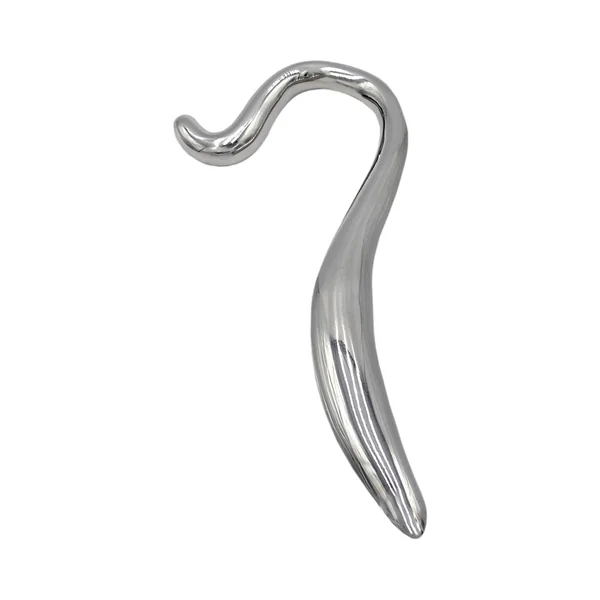 Rouge Stainless Steel Hollow Curved Wand In Case