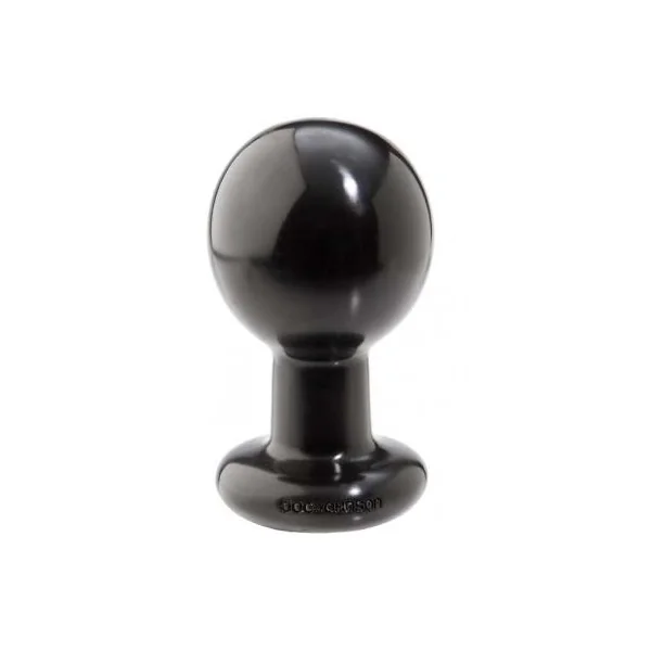 Round Butt Plug Large – Black
