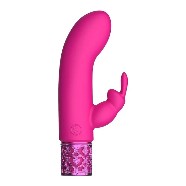 Royal Gems Dazzling Silicone Rechargeable Bullet – Pink