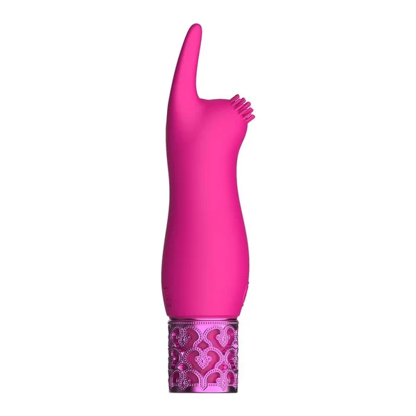 Royal Gems Elegance Silicone Rechargeable Bullet – Pink